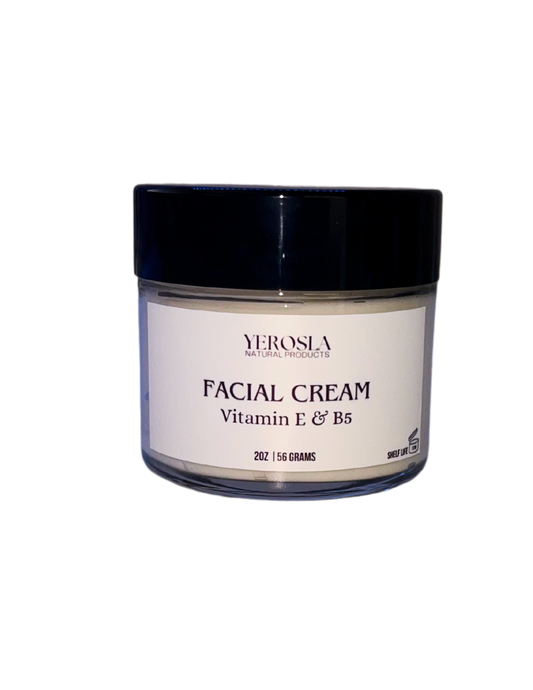 2oz Facial Cream with Vitamin E & B5