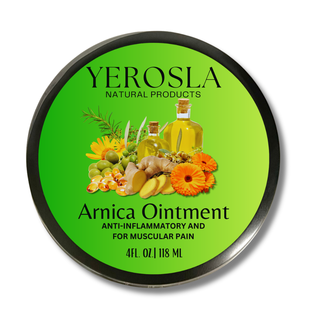 4oz Organic Arnica Ointment for Arthritis, Muscle & Joint Pain