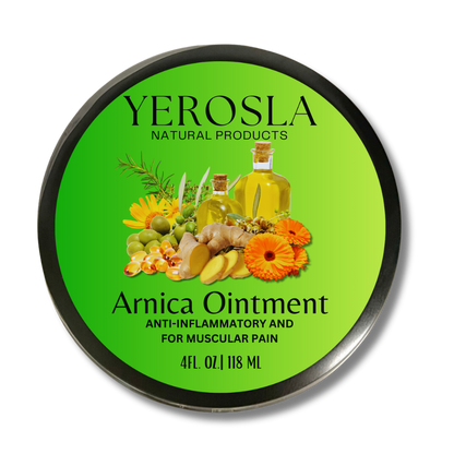 4oz Organic Arnica Ointment for Arthritis, Muscle & Joint Pain