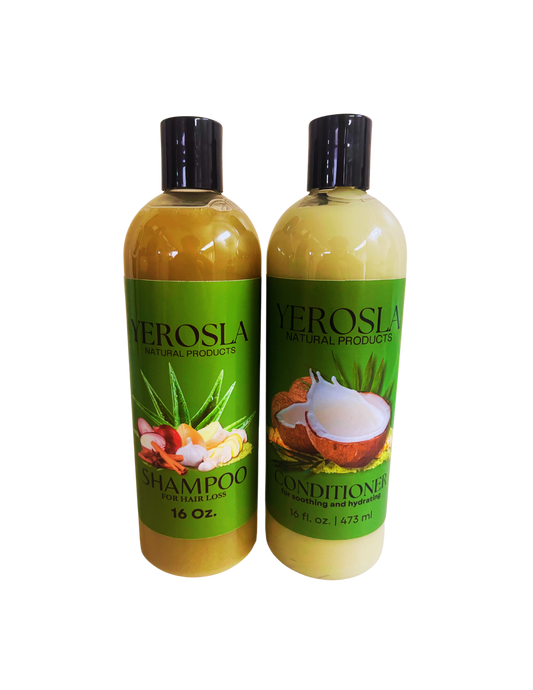 Matcha Tea Shampoo & Conditioner for hair loss and growth